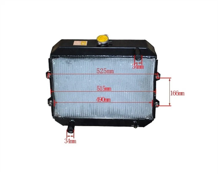 Heftruck Aluminium Koeler Radiator Gebruikt Voor Mitsubishi