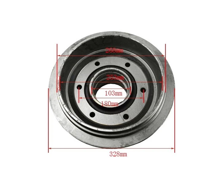 Forklift 42411-16602-71 Brake Drum &Hub For 8FD(G)15-18
